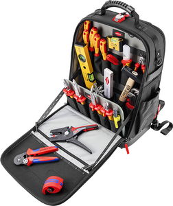 Szigetelt szerszámkészlet, hátizsákban Modular X18 23 részes 1000V (részben szigetelt) Méret: 530x340x210 mm Teherbírás: 15 kg termék fő termékképe