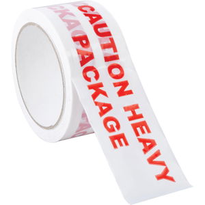 50mm x 66M "CAUTION HEAVY" CSOMAGOLÓ szalag termék fő termékképe