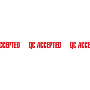 50mm x 66M "QC ACCEPTED" KARTONLEZÁRÓ szalag termék fő termékképe