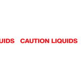50mm x 66M "CAUTION LIQUIDS" KARTONLEZÁRÓ szalag