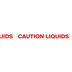 50mm x 66M "CAUTION LIQUIDS" KARTONLEZÁRÓ szalag