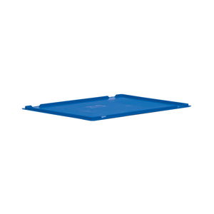 600x400mm EURO kék tárolódoboz fedél termék fő termékképe