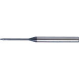 0.8mm kétélű erősített szárú rádiuszos keményfém hosszlyukmaró Q bevonattal
