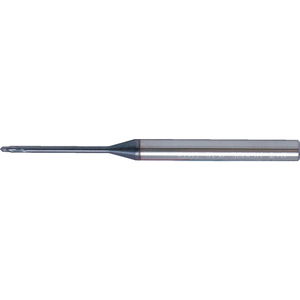 0.8mm kétélű erősített szárú rádiuszos keményfém hosszlyukmaró Q bevonattal termék fő termékképe