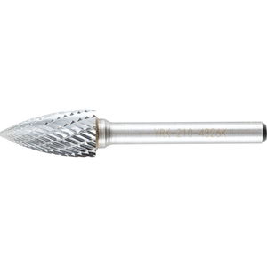 12.7x25mm ívelt hegyes végű turbómaró keresztfogazással termék fő termékképe