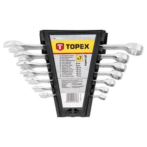 Topex 35D379 SPLINE típusú csillag-villáskulcs készlet, 7 részes termék fő termékképe