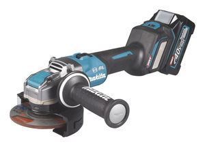 MAKITA GA041GD201 40Vmax XGT Li-Ion BL AWS AFT 125 mm X-LOCK sarokcsiszoló ford, FÉK, 2x2,5 Ah akkuval termék fő termékképe