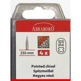 Abraboro SDS-plus vésőkészlet (hegyes), 4 részes