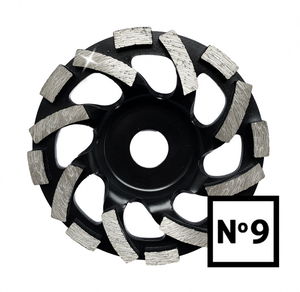 Abraboro 125 x 22.23 mm No.9 gyémántszemcsés betoncsiszoló termék fő termékképe