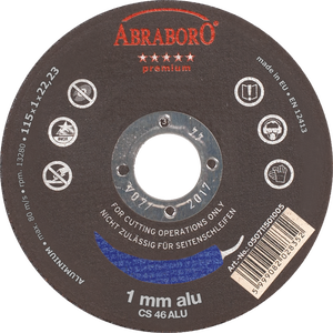 Abraboro 115 x 1.0 x 22 mm CHILI ALU Premium korong, 25 db/csomag termék fő termékképe