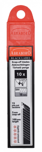 Abraboro SK4 Black Label tördelhető penge, fekete, 18 mm, 10 db/csomag termék fő termékképe