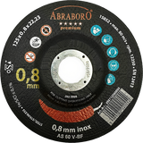 Abraboro 125 x 0.8 x 22 mm CHILI INOX GOLD EDITION fémvágó korong, 25 db/csomag