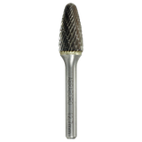 Abraboro 10 x 65/20 mm F alakú keményfém turbómaró kereszt fogazással