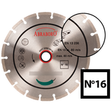 Abraboro 115 x 22.23 mm No.16 univerzális gyémánttárcsa, 6 db/csomag