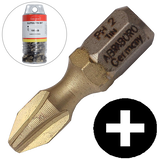Abraboro PH 1 x 25 mm Phillips SUPRA-TIN XXL bit, 100 db