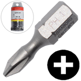 Abraboro PH 2 x 25 mm Phillips SUPRA XXL bit, 100 db/csomag