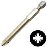 Abraboro PZ 1 x 70 mm Pozidrive SUPRA-TIN bit, 5 db/csomag
