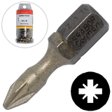 Abraboro PZ 1 x 25 mm Pozidrive SUPRA-TIN XXL bit, 100 db/csomag