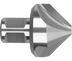 Abraboro HSS-G kúpos süllyesztő Weldon befogással, 25 x 10 mm