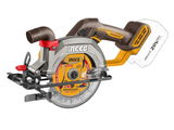INGCO Akkus körfűrész 140 mm szénkefe nélküli 20 V (akku és töltő nélkül)