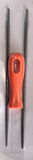  UNIWERSALNY   ZESTAW 2 PILNIKI 4,0mm Z UCHWYTEM 