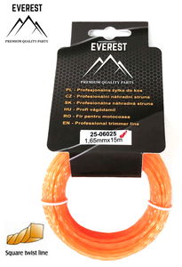  UNIWERSALNE   VÁGÓDAMIL  TWIST 1,65mm 15M EVEREST  termék fő termékképe