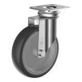 Wicke EP LAR 02/100/32G WICKE EP forgóvillás talpas készülékgörgő, Ø100 mm