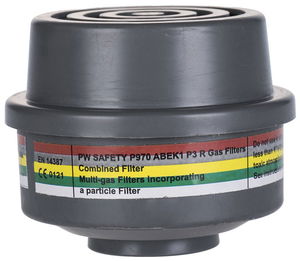 Portwest P970 - ABEK1P3 kombinált szűrő menetes csatlakozással termék fő termékképe
