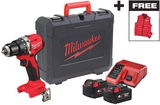 Milwaukee M18 BLPDRCMC-402C akkus ütvefúró-csavarozó (2 x 4.0 Ah Li-ion akkuval, kofferben) (PROMO)