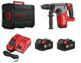 Milwaukee M18 FHX-502X FUEL™ akkus SDS-plus fúró-vésőkalapács (2 x 5.0 Ah Li-ion akkuval, Heavy Duty kofferben)