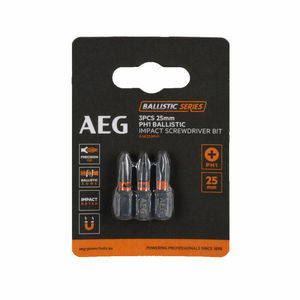 AEG AAK253 25mm PH1 csavarozó bit 3db/bliszter termék fő termékképe