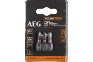 AEG AAK253 25mm TX20 csavarozó bit 3db/bliszter termék fő termékképe