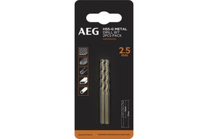 AEG AAKHSSG025 2.5mm HSS-G bit 2 db/bliszter termék fő termékképe