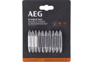 AEG ASDPH24510 45mm PH2 kétvégű csavarozó bit 10db/bliszter termék fő termékképe