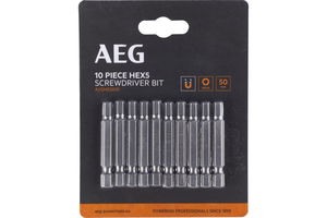 AEG ASDH55010 50mm Hex 5 csavarozó bit 10db/bliszter termék fő termékképe