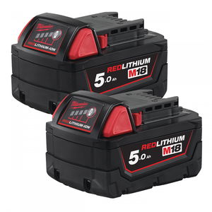 Milwaukee M18 B52 REDLITHIUM-ION™ akkumulátor, 18 V, 5.0 Ah, 2 db/csomag termék fő termékképe