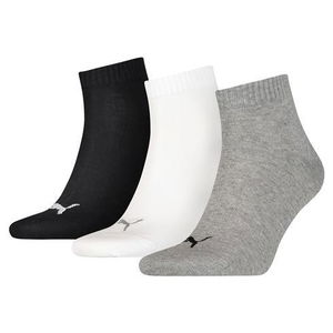 Puma unisex zokni - 3pár/csomag - szürke-fehér-fekete termék fő termékképe