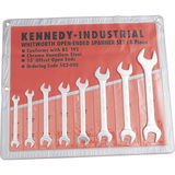 KENNEDY 1/8" - 5/8" Whitworth ipari villáskulcs készlet, 8 részes