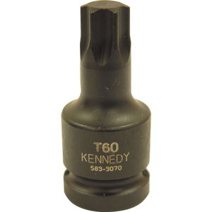 KENNEDY T70 Torx feltűzhető erősített csavarbehajtó 1/2" -os meghajtóval termék fő termékképe