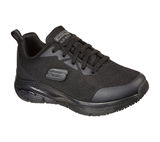 Skechers Arch Fit SR női munkacipő fekete SRC OB FO ESD