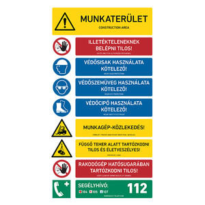 Munkaterület összegző PVC ponyva 450x800 termék fő termékképe