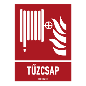 Tűzcsap, matrica 150x200 termék fő termékképe