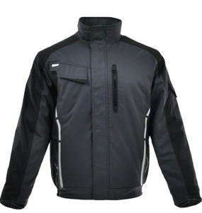 Sara workwear Standard Winter bélelt bomber kabát sötétszürke-fekete termék fő termékképe