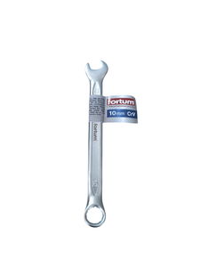 Fortum Csillag-villás kulcs 61CrV5 mattkróm 10mm termék fő termékképe
