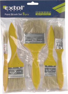 Extol Craft Ecset készlet 5db/csomag. fanyelű, 0,5",1"1,5",2",2,5" termék fő termékképe