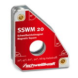 Schweisskraft SSWM20 Állítható mágneses szögelem (30/60/45/90 fok)