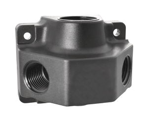 Aircraft levegős fali elvételihely allaptest (Bemenet G1/2" BM + ki 2 x G1/2" BM) termék fő termékképe