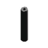 Metallkraft 290mm-es oldalvezető görgő anyagtovábbító asztalhoz (fix)