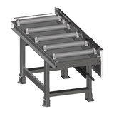 METALLKRAFT Motoros ki-, bevezető görgőpálya 2000 x 600 mm