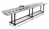Metallkraft Görgős szállítószalag MRB standard EKF 2 m nyomtáv, 300 mm